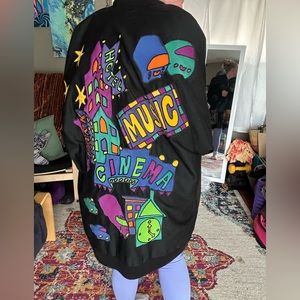 Vintage colorful cardigan top one size